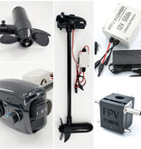 FPV-Power 28lb Thrust Trolling Motor, 50Ah  Battery +  Hobie Motor Mount Combo Pack