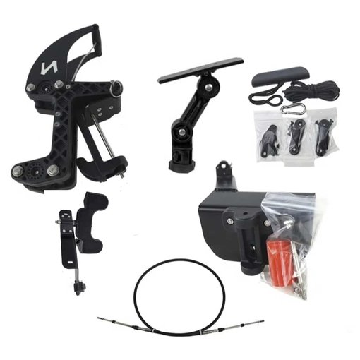 NuCanoe QuickConnect Foot Steering Mounting And Control Kit