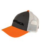YakAttack "YakAttack" Logo Trucker Hat Orange/Grey
