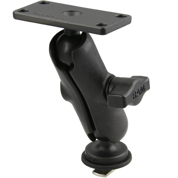 Ram Mount RAM 1" Ball Mount With Track Ball Base & 1.5" x 3" Plate For The Humminbird Helix 5 Only