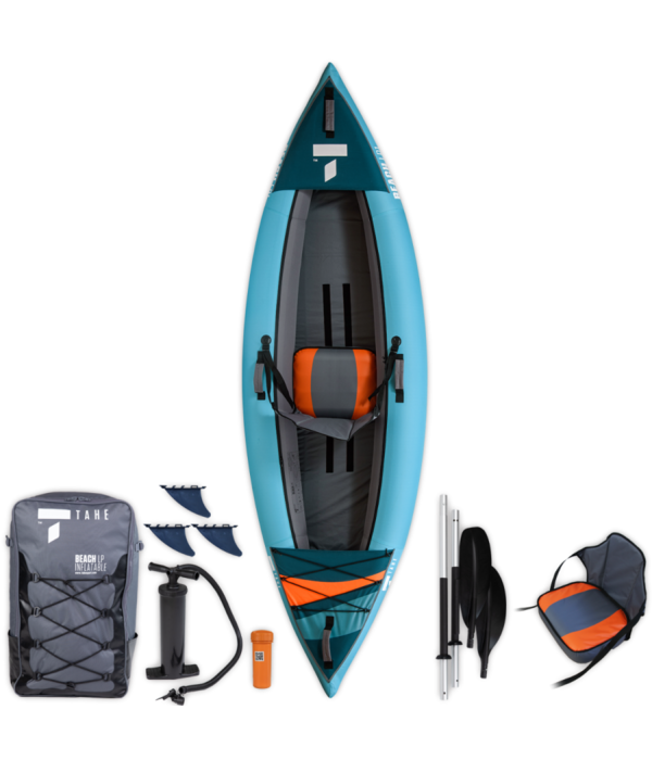Tahe Outdoors (Prior Year Model) Kayak Air Beach Inflatable LP1 Pack