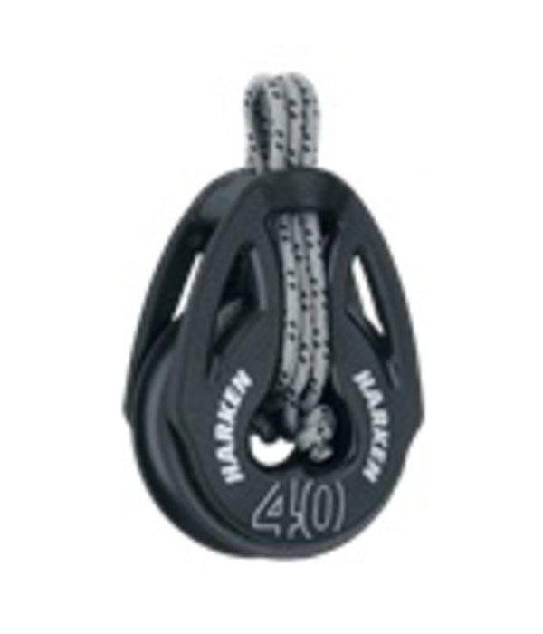 Harken Block 40mm T2 Single Soft-Attach