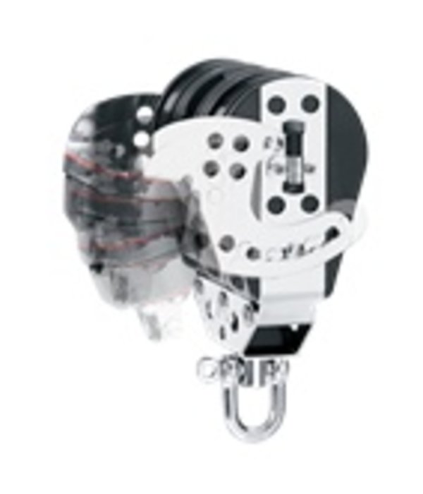 Harken Block 76mm Triple Hexaratchet Swivel With Cam-Matic & Becket