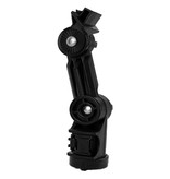 YakAttack Fish Finder Mount For Lowrance Elite/Hook 3,4,5 And Elite Ti 5,7  Replaces Stock Base, Track Mount With Extension Arm