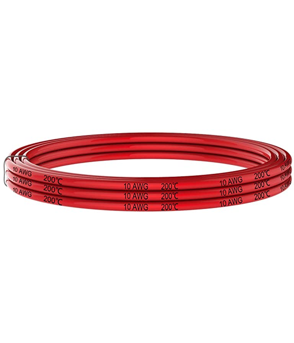 10 AWG Red Marine Grade Wire Per Foot