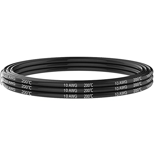 10 AWG Black Marine Grade Wire Per Foot