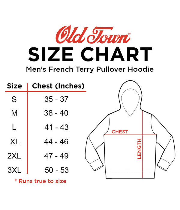 Old Town (Discontinued) New Era French Terry Pullover Hoodie Redfish