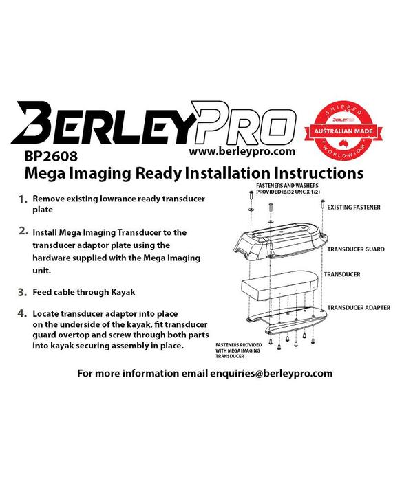 BerleyPro (Closeout) Humminbird Mega Transducer Mount