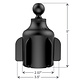 X-Grip Large Phone Mount With Ram Stubby Cup Holder Base