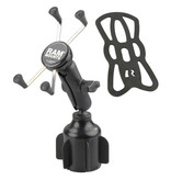 RAM Mounts X-Grip Large Phone Mount With Ram Stubby Cup Holder Base