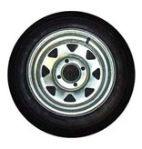 Trailex 4.80x12" Spare Tire 4 Hole Galvanized