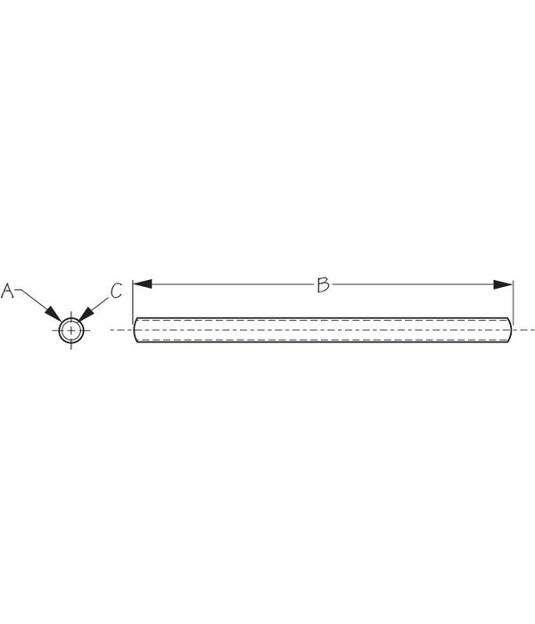 Sealect Designs Rudder Cable Tubing 15' (Pack Of 2)