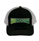 NuCanoe "NuCanoe" Logo Hat Black & White Mesh