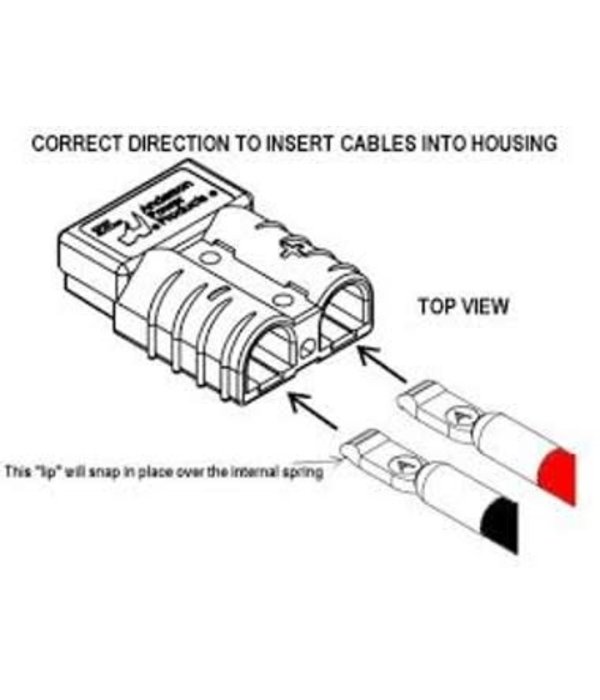 Anderson Power Anderson Battery Connector 600V SB-50 (Pack Of 2)