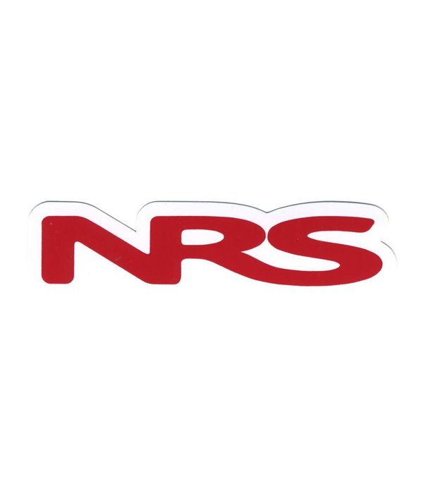 NRS Watersports Logo Sticker Red