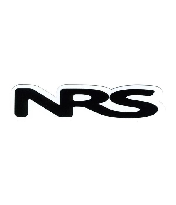 NRS Watersports (Closeout) Logo Sticker Black