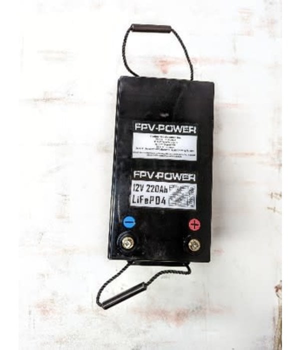 FPV-Power 12V 220Ah LifePo4 Deep Cycle Battery