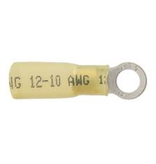 Heat Shrink Ring Terminals 12-10 Awg #10 Ring Yellow Terminal (Single)