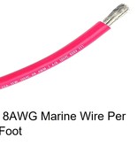 Ancor 8 AWG Marine Grade Wire  Red ( Per Foot)