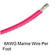 8 AWG Marine Grade Wire  Red ( Per Foot)