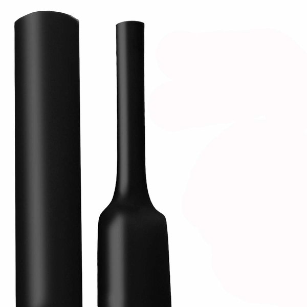 Marine Grade Tube Heat Shrink (Per Foot) Black 1/2"