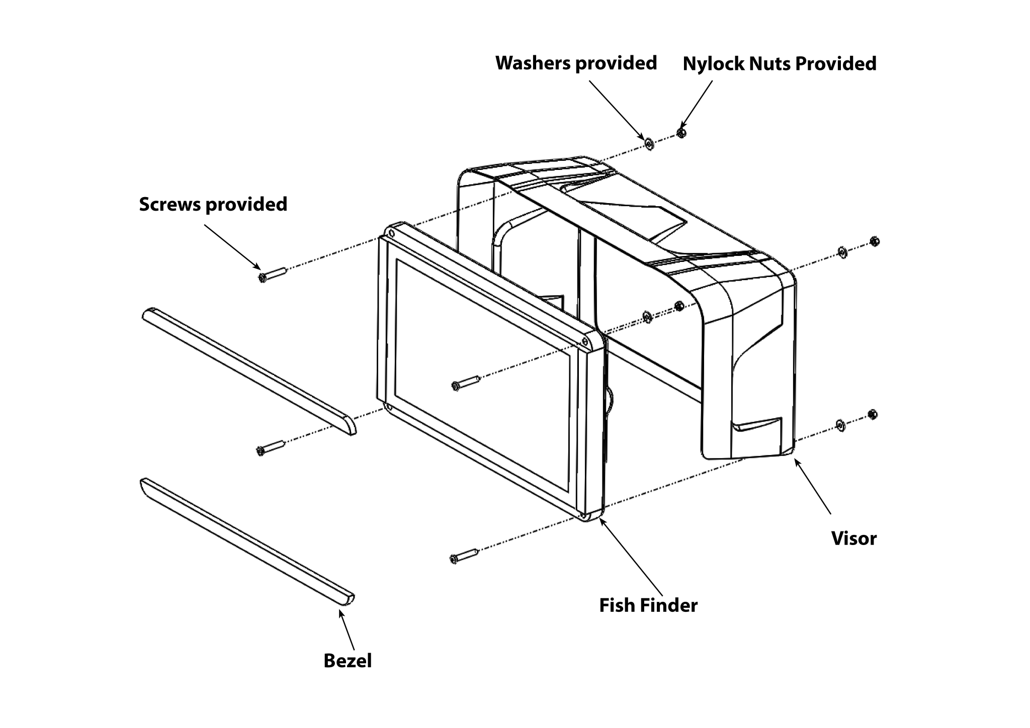 Garmin fish finder parts