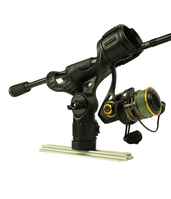 Yak-Attack Omega Pro Rod Holder With Track Mounted LockNLoad Mounting System