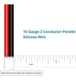 BNTECHGO 18AWG Duplex Wire (Per Foot)