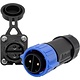 Waterproof Trolling Motor Plug & Receptacle M25-2PIn (12/24/36/48 Volts)