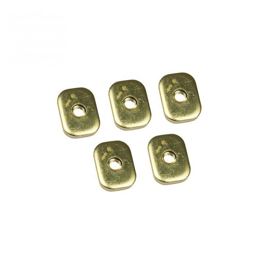 Wilderness Systems Slide Trax Brass Plates (Pack Of 5)