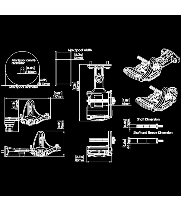 Railblaza Spooling Station Fixed or StarPort Mount - $45 - Kayaks2Fish