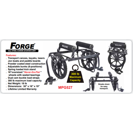 Malone Forge All Steel Canoe & Kayak Cart