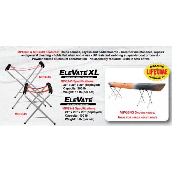 Elevate XL Large Kayak Work/Storage Stand