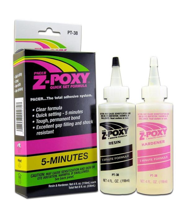 ZAP (Discontinued) ZAP Z-Poxy 5 Minute Quick Set Epoxy (8oz)