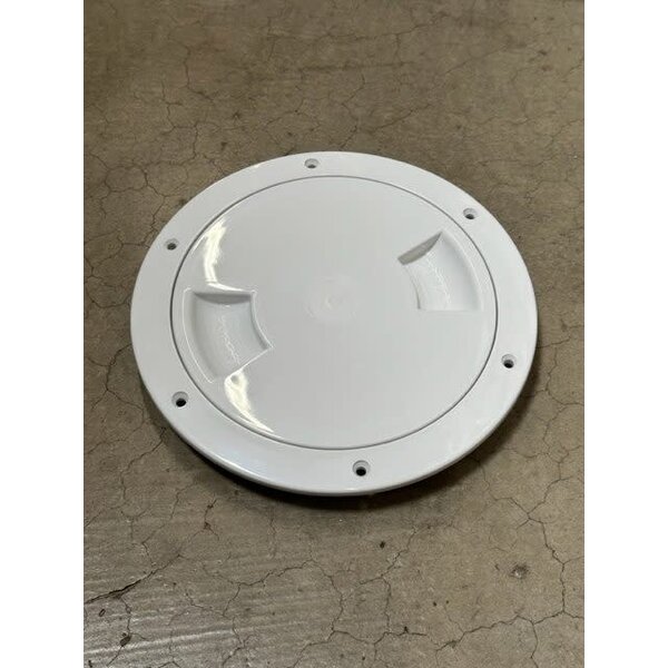 6" Screw In Port White
