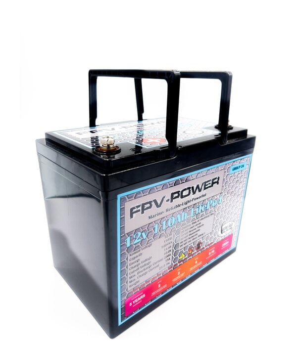 FPV-Power 12V 110Ah LiFePO4  Lithium Battery