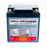 FPV-Power 50Ah  12 Volt LiFePO4 Battery