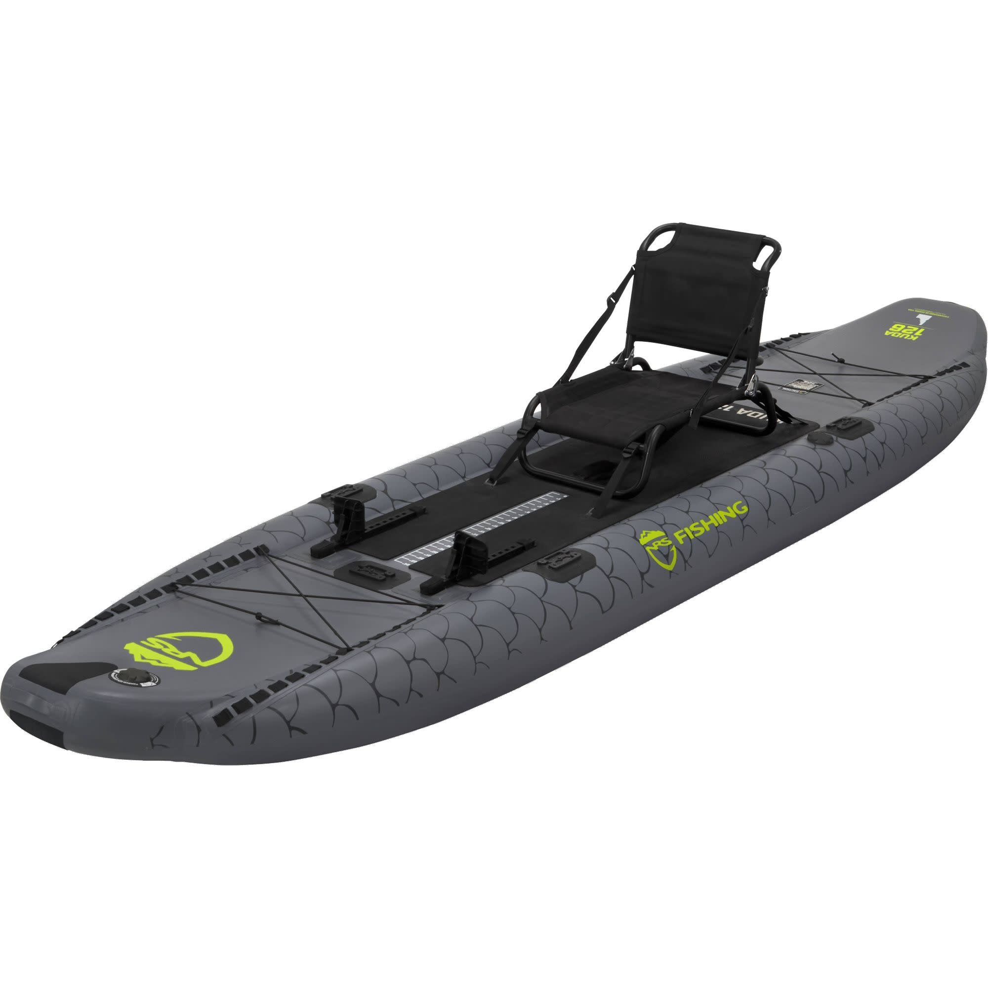 NRS Kuda Inflatable Sit-On-Top Kayak Gray, 12ft 6in