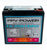FPV-Power 12V 25Ah LifePo4 Deep Cycle Battery