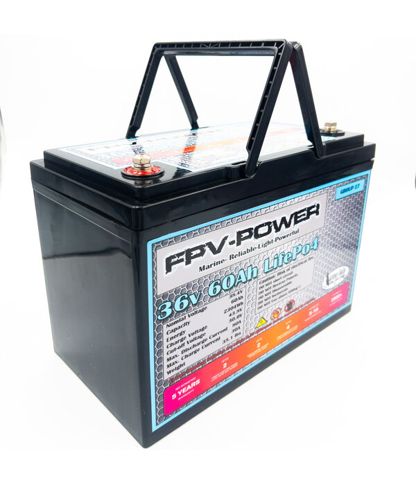 FPV-Power 36V 60Ah LifePo4 Deep Cycle Battery