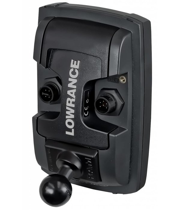 RAM Mounts Lowrance Quick Release Adapter With B Size 1" Ball For "Light Use" Lowrance Elite-4 & Mark-4 Series Fishfinders