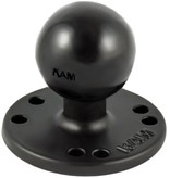 RAM Mounts 2.5" Round Plate With The AMPs Hole Pattern With C Size 1.5" Ball