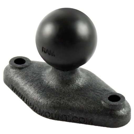 RAM Mounts Composite Diamond Base With 1" Ball 2.43" x 1.31"