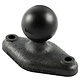 Composite Diamond Base With 1" Ball 2.43" x 1.31"