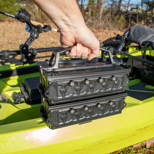 YakAttack Fully Loaded TracPak Combo Kit Two Boxes Track Mount Handle And 3 Trays