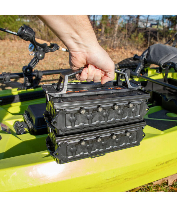 YakAttack Fully Loaded TracPak Combo Kit Two Boxes Track Mount Handle And 3 Trays