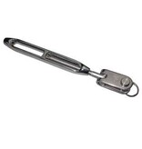 Stainless Steel Open Body Turnbuckle Less Stud 5/16"