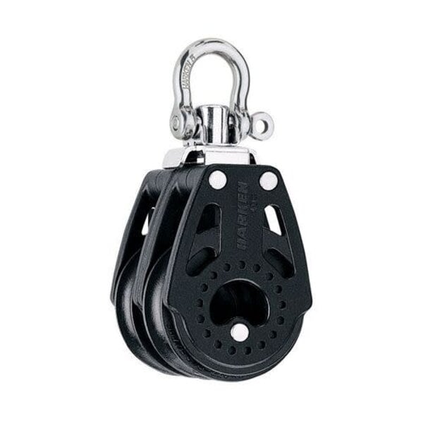 Block 40mm Carbo Double Swivel