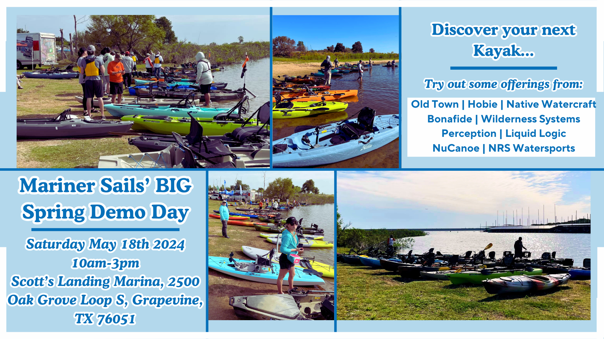 (Prior Year) Mariner Sails' Spring Demo Day 2024