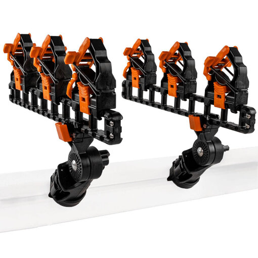 YakAttack SideStage Pro Rod Rack With TurnKey Adapters